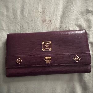 MCM Bag with Deep Purple Interior